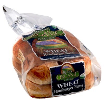 Rudis Organic Wheat Hamburger Bun -- 7 pack per case.
