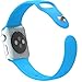 For Apple Watch Band,Goodidus Soft Silicone Fitness Replacement Sport Band for Apple Watch L Size(Blue 42MM)