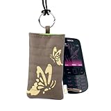 "Olive Butterfly" Design Water Resistant Phone Carry Case For Nokia Models  ....