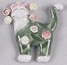 Whimsiclay Rosette Cat Magnet