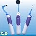 Dental Mirror Tooth Plaque Remover Stain Eraser LED Kit