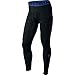 Nike Mens Pro Cool Tights Black/Royal Blue 576978-011 Size X-Large