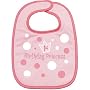 Baby Girl's First Birthday Embroidered Fabric Bib