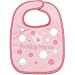 Baby Girl's First Birthday Embroidered Fabric Bib