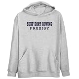Surf Boat Rowing Prodigy Sports Mens Hoodie (Heather Gray, Sizes X-Small - XXX-Large) Surf Boat Rowing Prodigy Sports Mens Hoodie (Heather Gray, Sizes X-Small - XXX-Large)