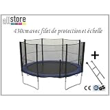 Trampoline 430cm et son filet de s�curit� - �chelle incluse - Trampoline de jardin | Qualit� PRO. | Normes EU | Neuf dans son emballage d'originepar ALLSTORE