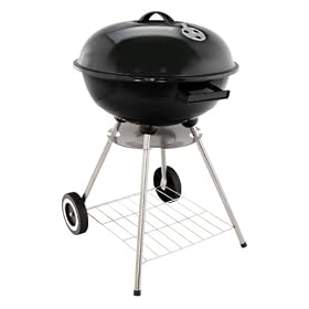 Round Kettle BBQ Grill with BBQ Tools