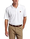 NFL Cincinnati Bengals Men's Drytec Genre Polo Knit Short Sleeve Top, White, X-Large