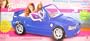Barbie Blue Mustang Convertible Vehicle