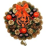 Chicago Bears 14in Christmas Door Wreath