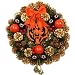 Chicago Bears 14in Christmas Door Wreath