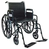 Silver Sport 2 Wheelchair 16/Swing Away Foot Rest/Non Removable Fixed Arms