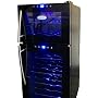 NewAir AW-210ED NewAir Thermoelectric Wine Cooler With Dual Temperature Zones