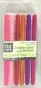 6 Double-sided Red Craft Markers