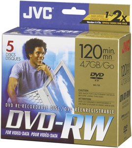 Jvc Vdw47Du5 Dvd Rw 5 Pk