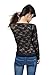 Emma's Mode Sheer Floral Lace back Long Sleeve Top for Mother's Day