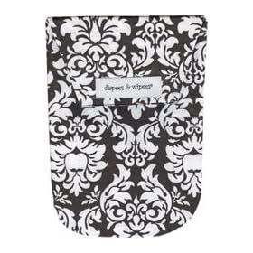 Diapees and Wipees Accessory Bag - Dandy Damask