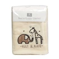 Eli & Raff Embroidered Fleece Buggy Blanket