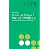 PONS W�rterbuch f�r Schule und Studium 2 / Deutsch-Franz�sisch. Rund 125.000 Stichw�rter und Wendungen