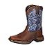 Durango Baby DWBT052 Western Boot, Dark Brown/Blue, 8.5 M US Toddler