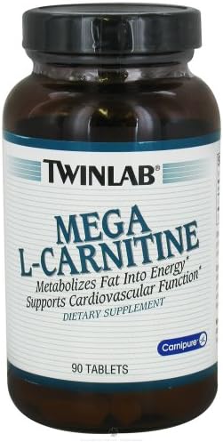 TWINLAB L CARNITINE 500MG,MEGA, 90 TAB