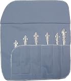 Gray Flannel 6-Pice Silverware / Flatware Place Setting Roll