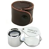 20X Triplet Loupe Jewelers Gemologist Magnifier Tool