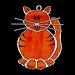 SWITCHABLES STAINED GLASS NIGHT LIGHT COVER - CAT - SW022
