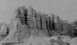 Buttes in the Dakota Badlands, ca. 1897 Photograph - Beautiful 16"x20" Photographic Print from the Library of Congress Collection