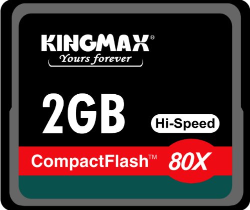 KINGMAX �R���p�N�g�t���b�V���J�[�h 2GB 80�{���Ή� �i�v�ۏ� KM-CF2GB80X