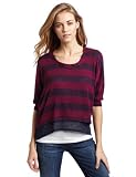 Splendid Women's Boxy Pullover Twofer Shirt
