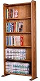 IMAGE OF Solid oak DVD or VHS Cabinet (honey oak) (53.5