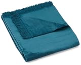 bocasa 7100 03 21 009 Decke Orion Cotton Plus smaragd ca. 150 x 200 cm 60 % Baumwolle 40% Dralon