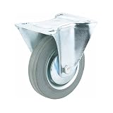 Woodstock International H0667 3' Gray Industrial Fixed Caster