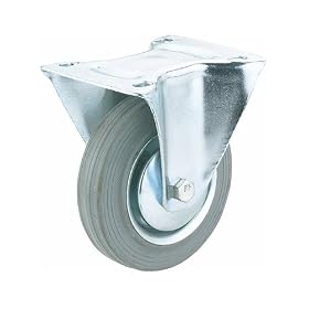 Woodstock International H0667 3 Gray Industrial Fixed Caster by Woodstock