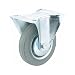 Woodstock International H0669 5" Gray Industrial Fixed Caster