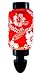Oriental Real Fabric Shade Lantern Style Night Light, Red & White Flower Nightlight, Great Gift Idea