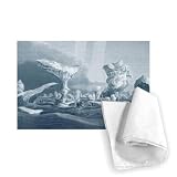 Boats in a Swell Amongst Ice, August 24,.. - Tea Towel 100% Cotton - Art247 - Tea Towel - 46x70cm