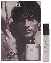 Allure Homme Sport by Chanel for Men 0.05 oz Eau de Toiette Sampler Vial Spray