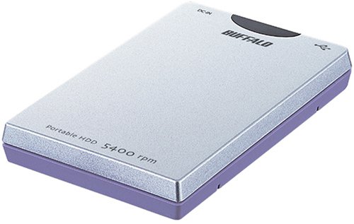 BUFFALO HD-PH100U2/UC USB2.0�Ή� �|�[�^�u��HDD
