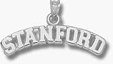 Stanford Cardinal Arched Stanford Pendant - Sterling Silver Jewelry