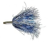 Billy Baits MTS-38 Mini Turbo Slammer -- Blue/Silver/Blue Firetip Mylar 5/8 Oz.