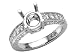 0.60 cts Round Diamonds Engagement Ring - Platinum, 14kt White or Yellow Gold
