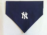 New York Yankees Over the Collar Dog Scarf Medium Navy