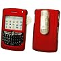 RED RUBBERIZED PROGUARD COVER HARD CASE for RIM BLACKBERRY 8800 / 8830 - RETAIL PACKAGING