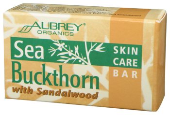 Aubrey Organics - Sea Buckthorn Skin Care Bar With Sandalwood, 3.6 oz bar