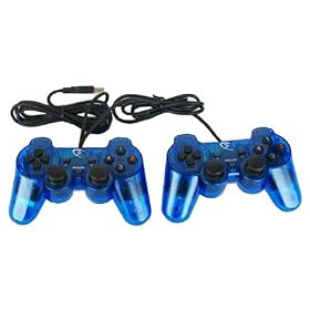 Dekcell USB Double Dual Vibration GamePad Supporting Muti-Players Game for PC by DekCell