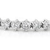 14K White Gold Diamond Bracelet -- 3.00 Ct. I1-I2 J/K