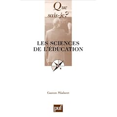 Les Sciences de l'�ducation