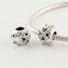 925 Sterling Silver Hearts with Dark Blue Cz Czech Crystal Charms/beads for Pandora, Biagi, Chamilia, Troll and More Bracelet